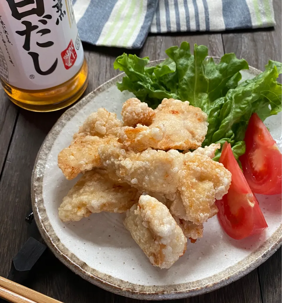 鶏むね肉の白だし唐揚げ|ちぐあささん