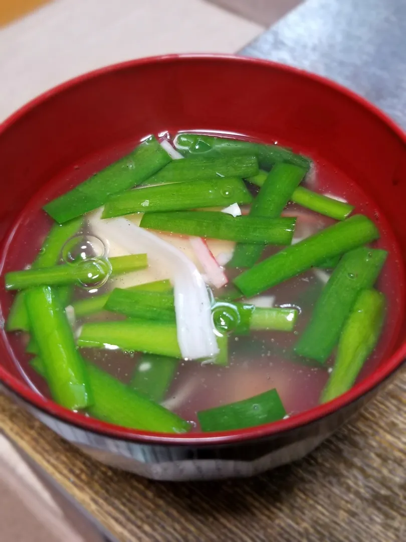 ニラカマ中華スープ|ぱんだのままんさん