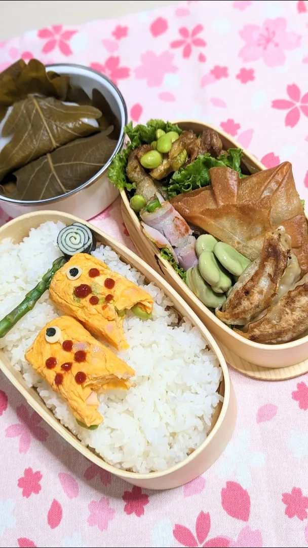 Snapdishの料理写真:本日のお弁当〜5月の節句弁当〜|f.1125beさん