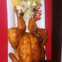 Peri Peri Chicken and Salad (can be served with Chips) R130 
only at The Wood Oven|yolande taljaardさん