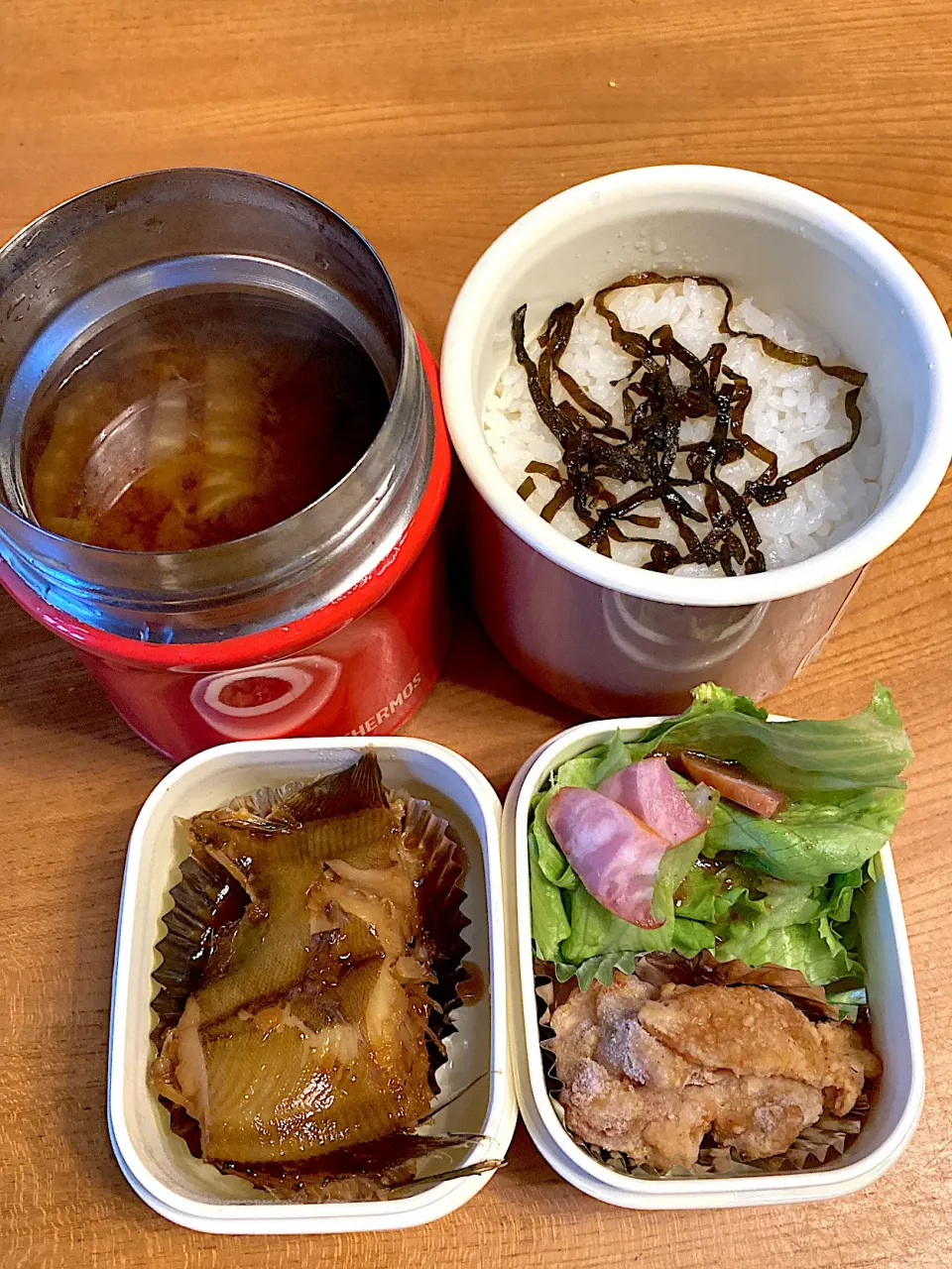 カレイの煮付け弁当|ツインズママさん