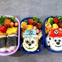 Snapdishの料理写真:3人弁当|まなさん