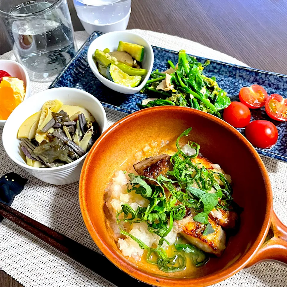 5/8晩ご飯：鰤のみぞれ煮|ななみんさん