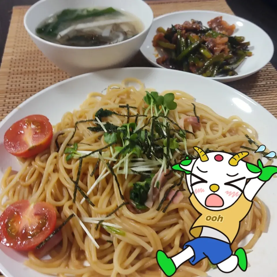 Snapdishの料理写真:忙しいときにありがたい冷凍パスタ|Rピージャーさん