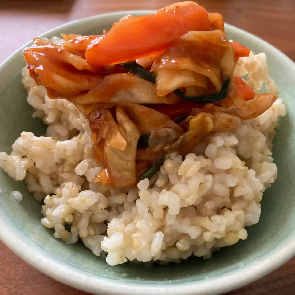 辛味噌だれキャベツ丼|もっつぁさん