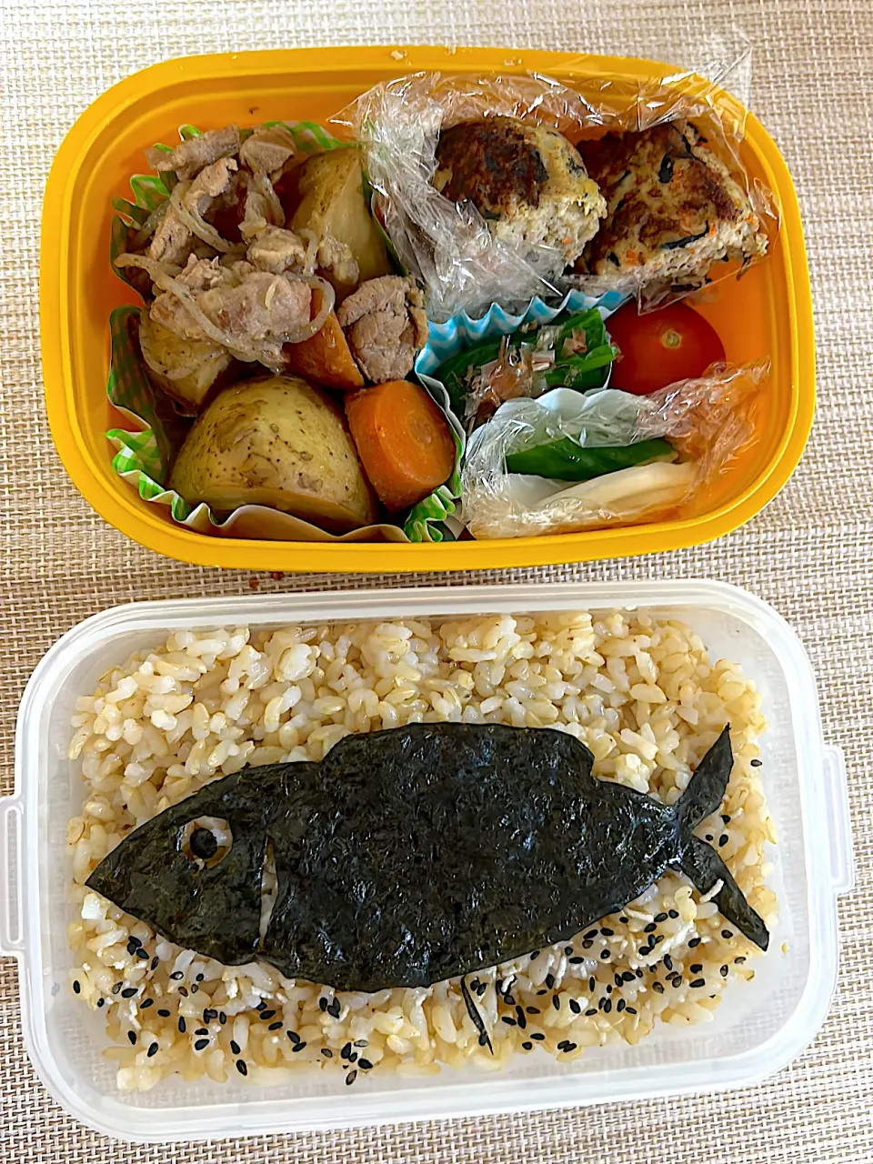 結婚3年目、旦那の休憩時間を癒したい弁当🐟|yam＊さん