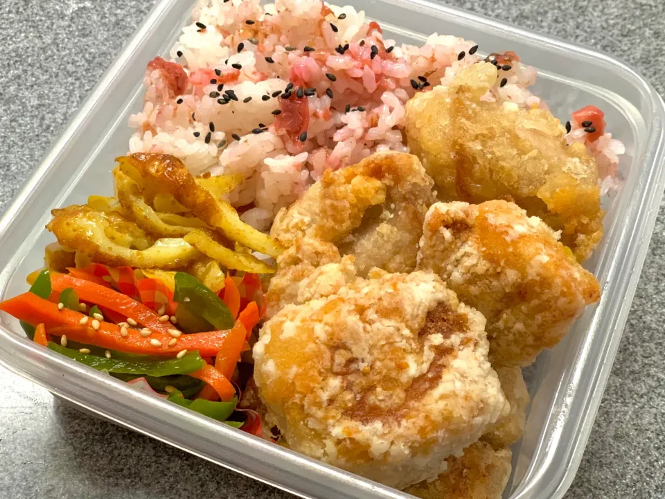 タッパー弁当シリーズ！ガッツリ！からあげ弁当！|ふくすけ食堂さん