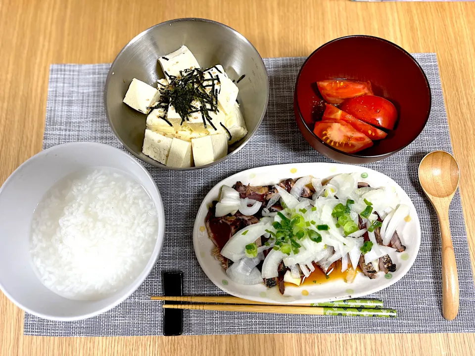 鰹のタタキ定食|katsuさん