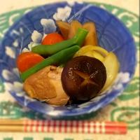 鳥もも肉と根菜煮