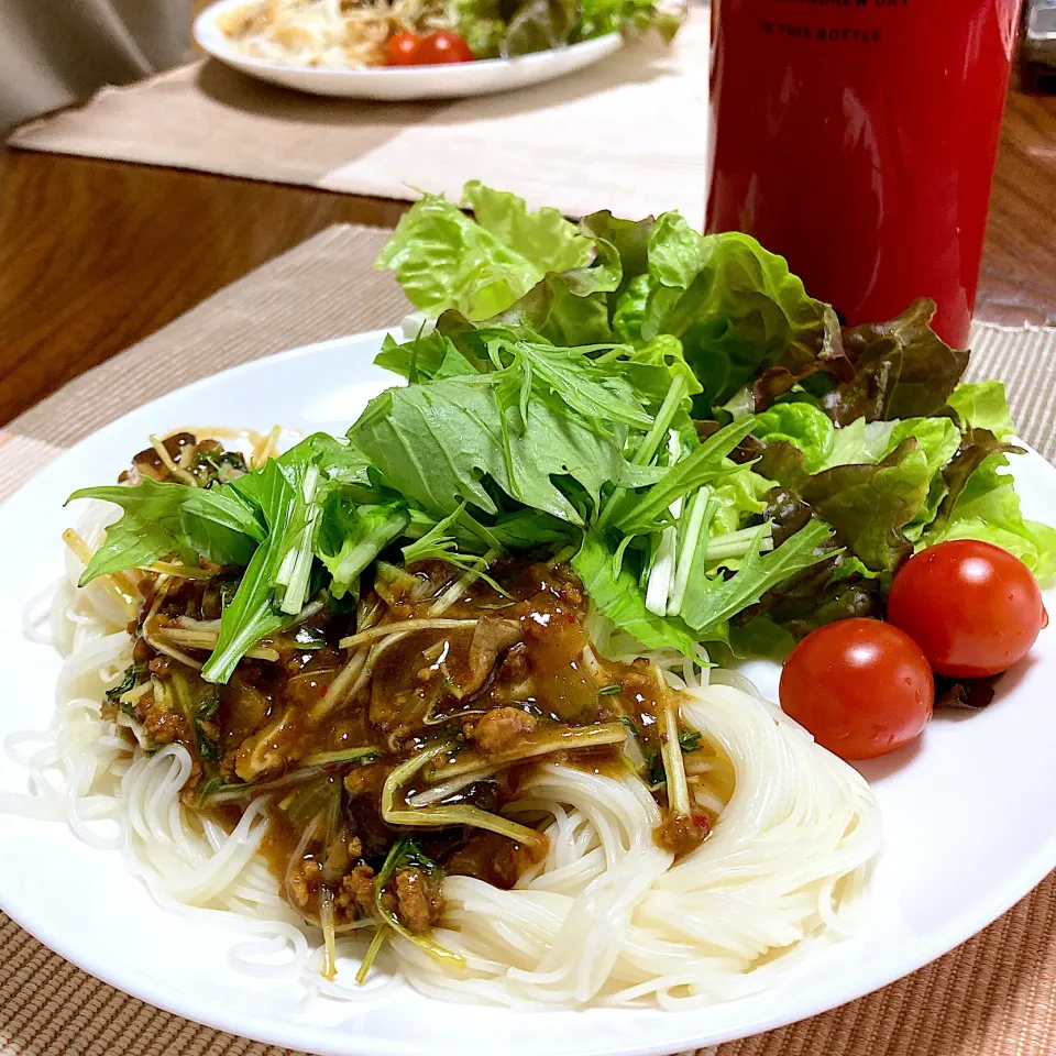 Snapdishの料理写真:野菜たっぷりぶっかけ素麺|akkoさん