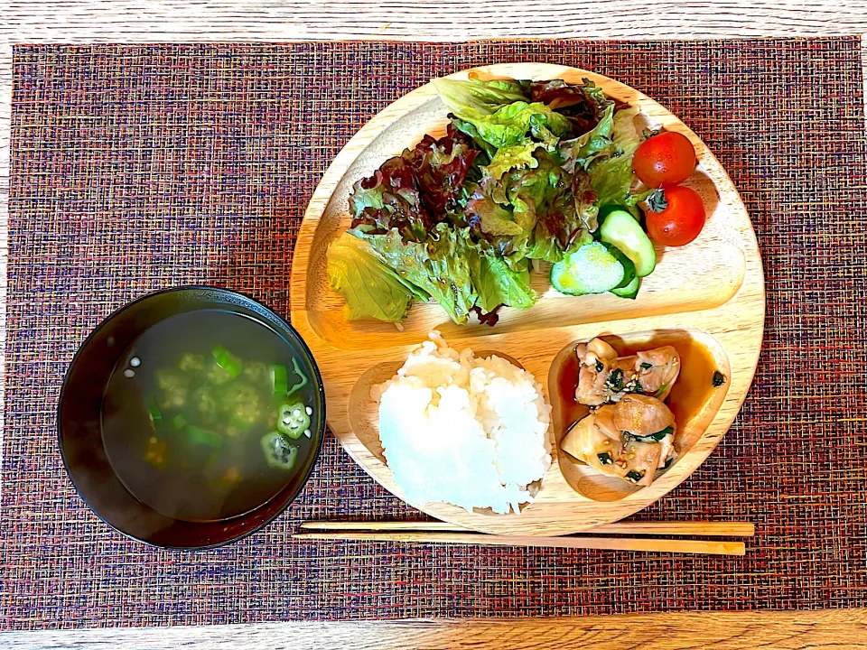 DAY1🐤ダイエットメニュー鶏肉のネギタレ和え|omameさん