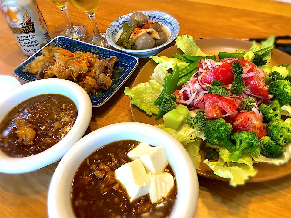 昨晩の鶏と豚ロースの鍋をカレーにリメイク|じゅんさんさん