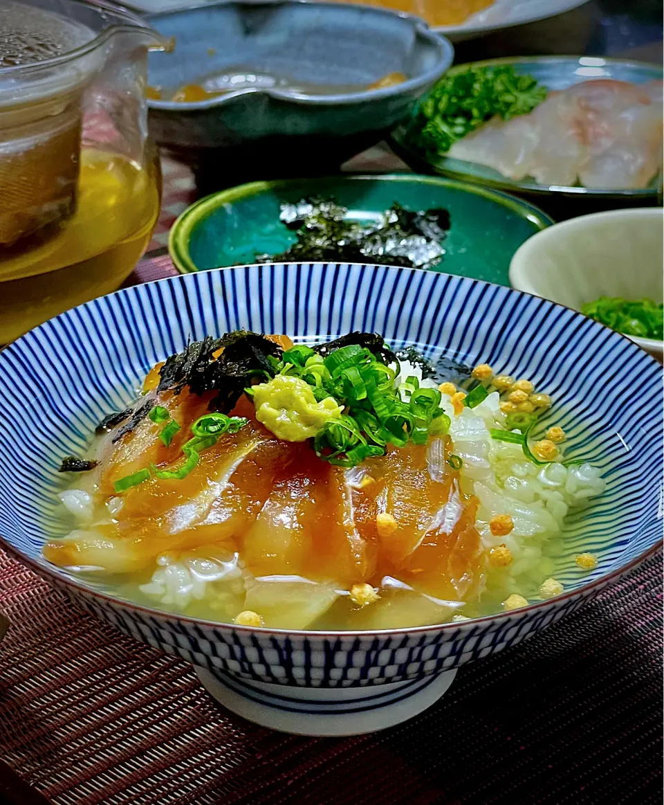 『ヒラメの昆布締め茶漬け』✨✨✨なるほど、これもアリやな❣️😋|イチロッタさん