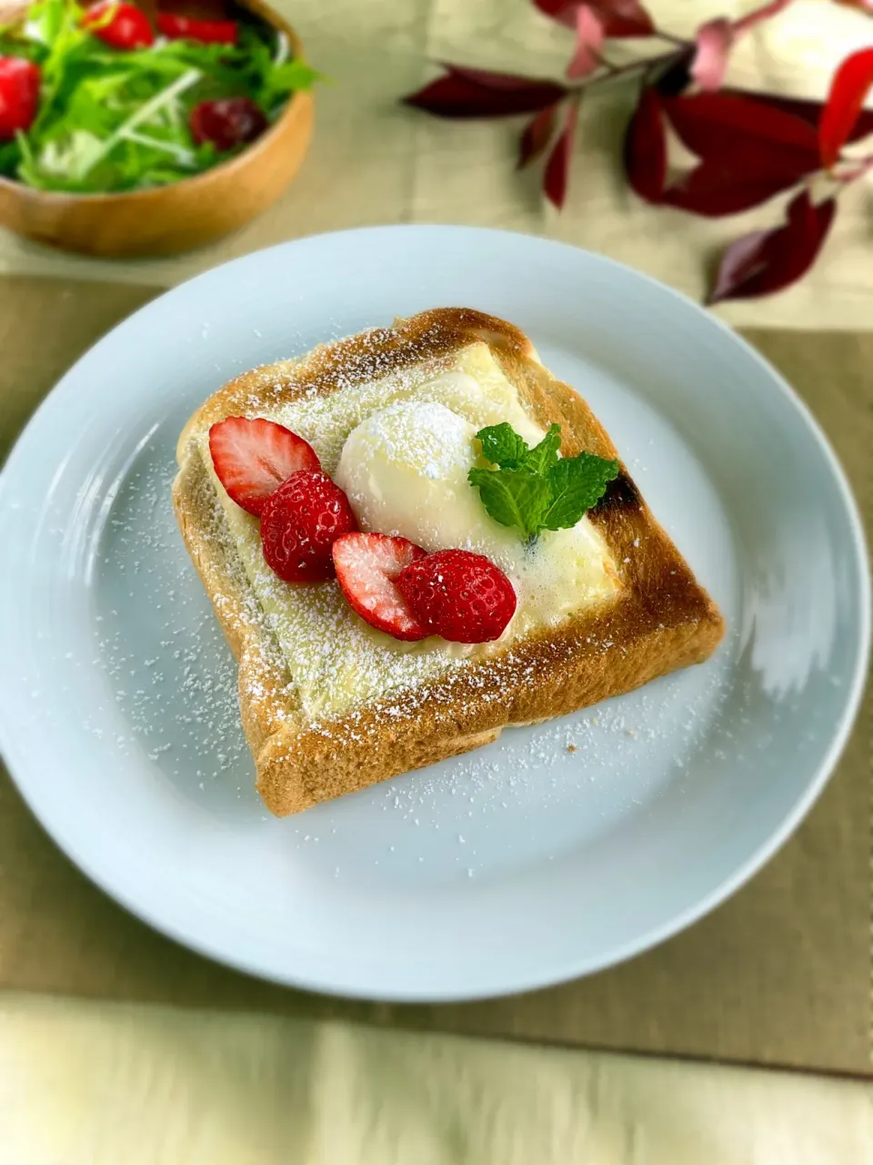 Snapdishの料理写真:雪見だいふくトースト|スイーツポテトさん