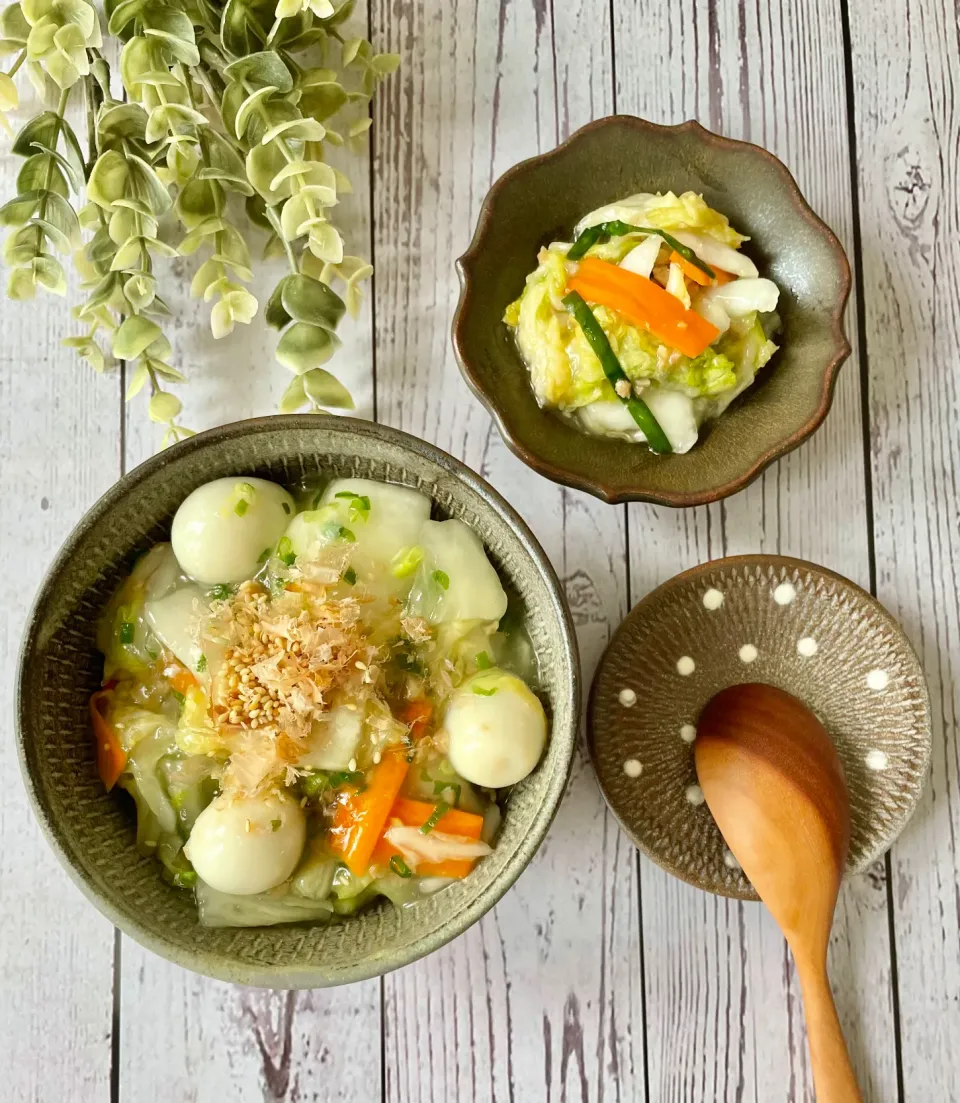 うま塩ダレ白菜で作るあんかけ丼|てんのすけさん