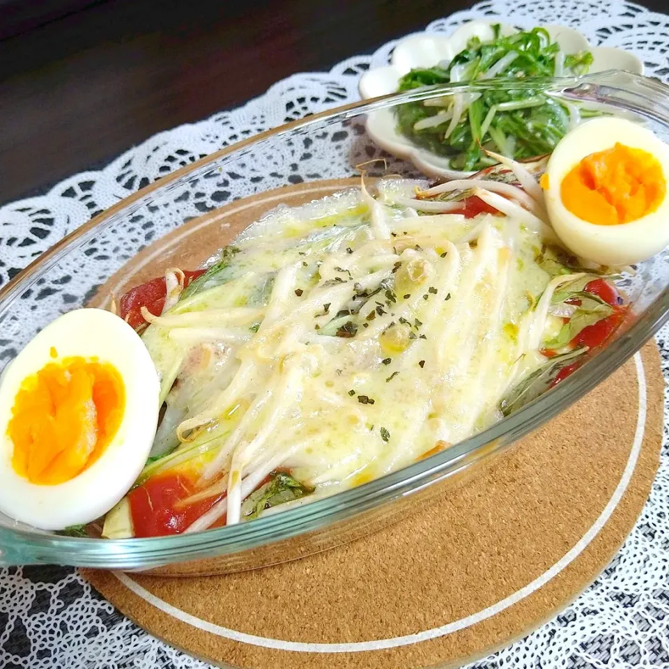 茄子のチーズ焼き（トマトソース味）|Miさん