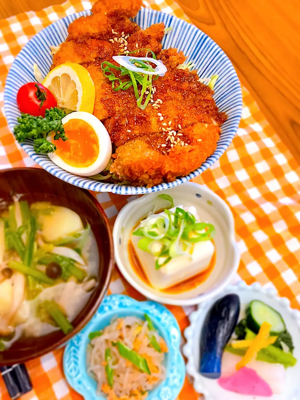 あいかごはん！チキンカツ丼！|あいか •᎑•さん