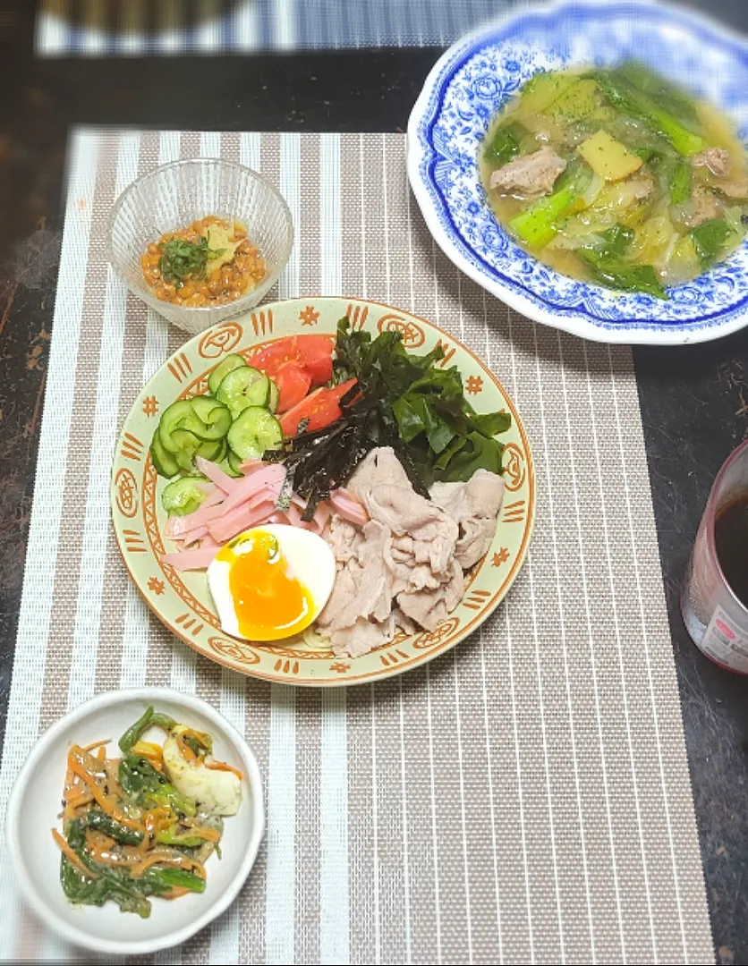 平凡な晩御飯|みちびさん