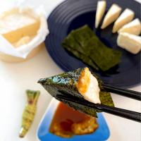 海苔巻きカマンベール〜わさび醤油〜