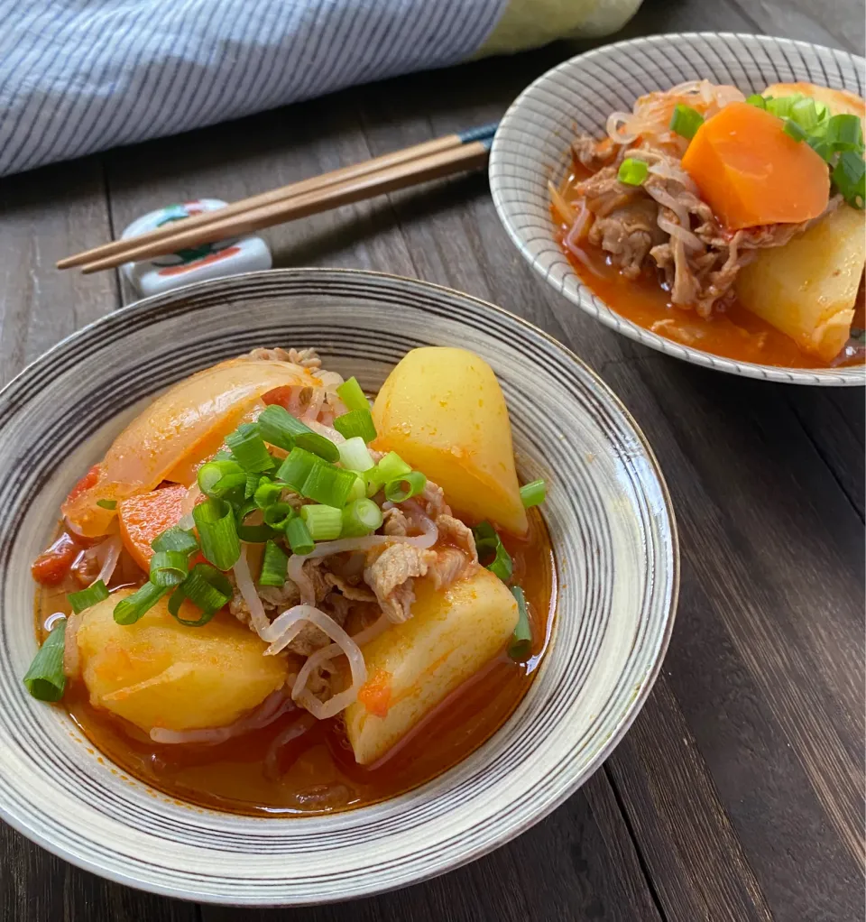 だし旨トマト肉じゃが|ちぐあささん