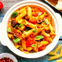 veg penne mix sauce pasta|ritesh kumarさん