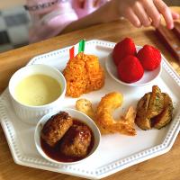 野菜嫌いな姪っ子への愛情🫶お子様ランチ
