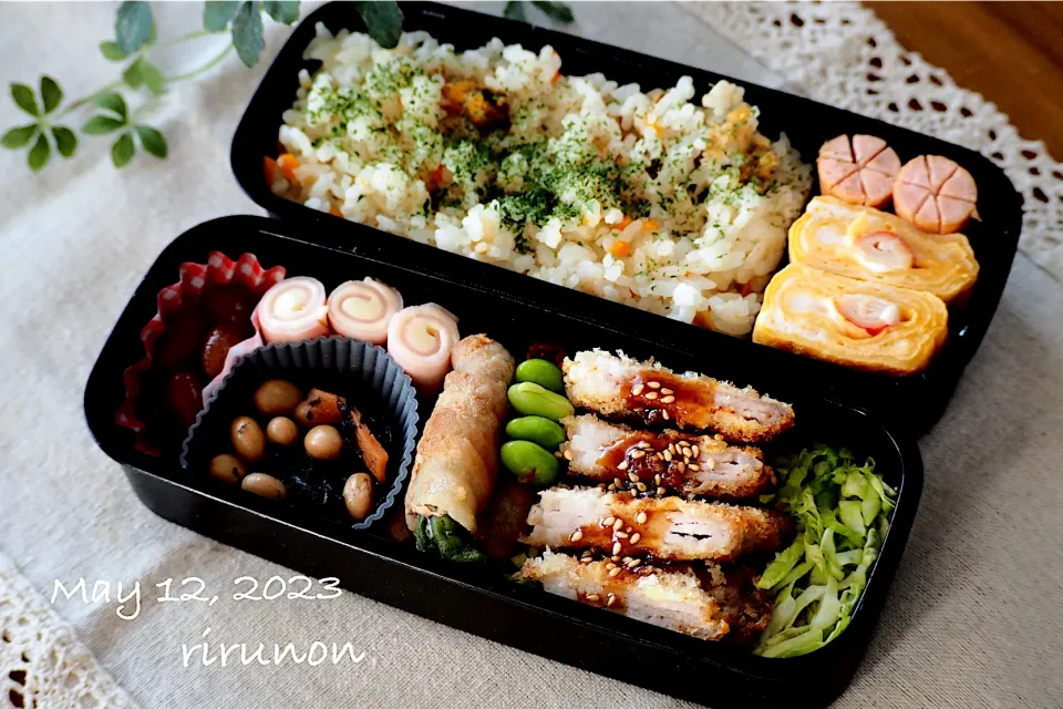 高1息子のお弁当🍱|りるのんさん