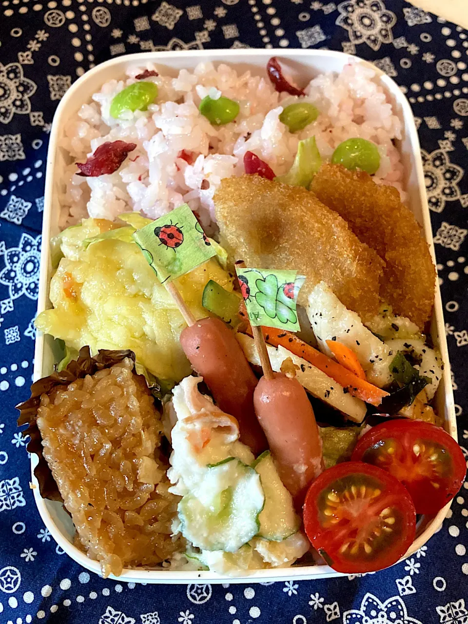 中学生男子お弁当🍱|チーズさん