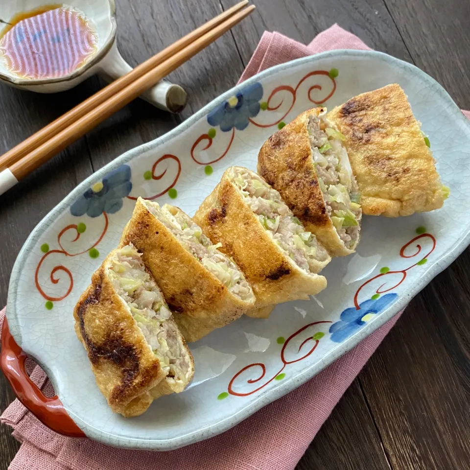 油揚げ餃子|ちぐあささん