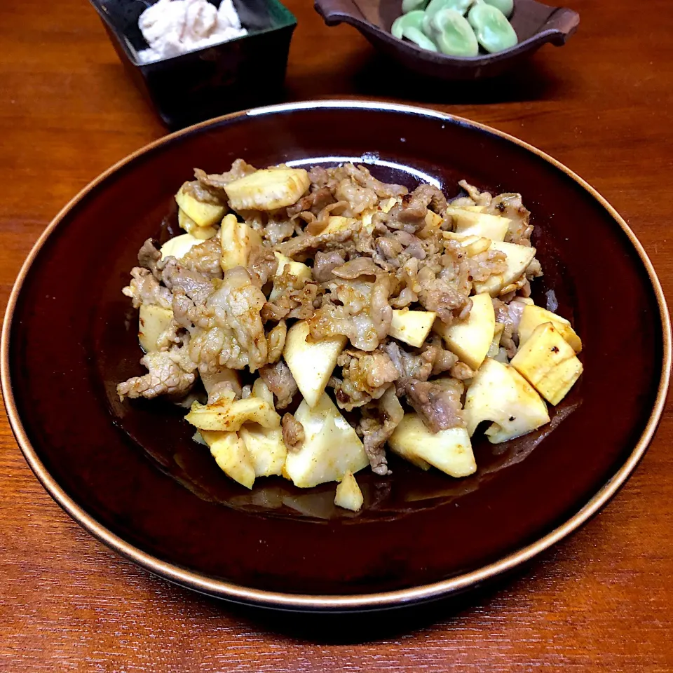 たけのこ豚バラソテー＊味付けカレーパウダー|henryさん