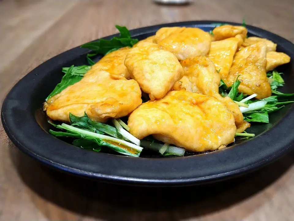 鶏むね肉のレモン煮|古尾谷りかこさん