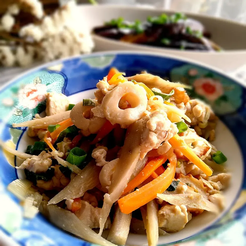 Snapdishの料理写真:アルモンデ〜 炒り豆腐～♪。|とまと🍅さん