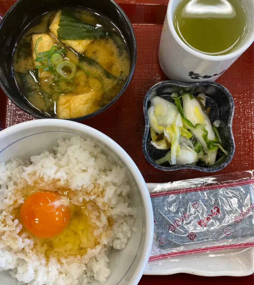 なか卯 こだわり卵朝食 290円|すくらんぶるえっぐさん