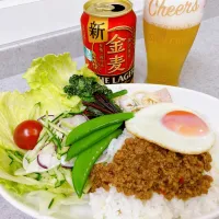 肉味噌ロコモコ丼風^_^|長谷川悦子さん