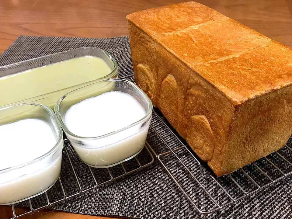 明日の朝食用の角食と母の日用のういろう😋|柚子きりかさん