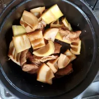 ちくたけと油揚げの煮物|浅見義男さん