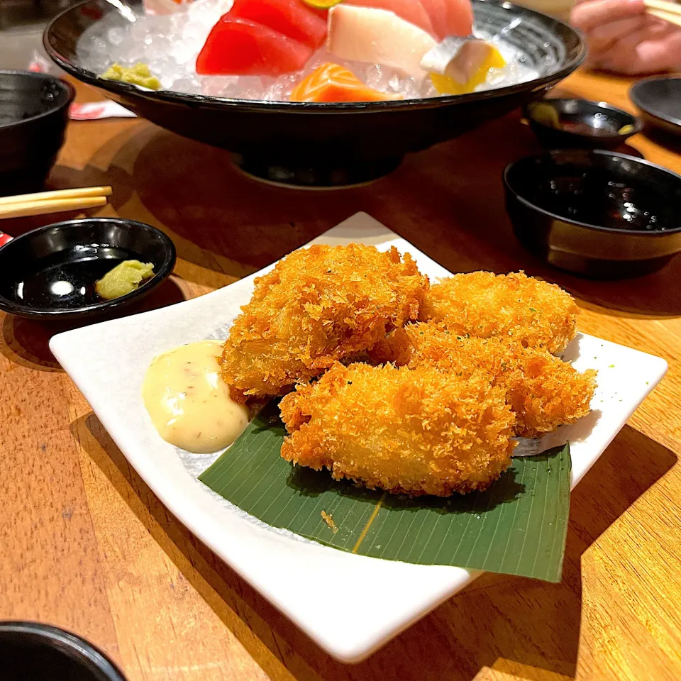 Deep fried oysters|skyblueさん