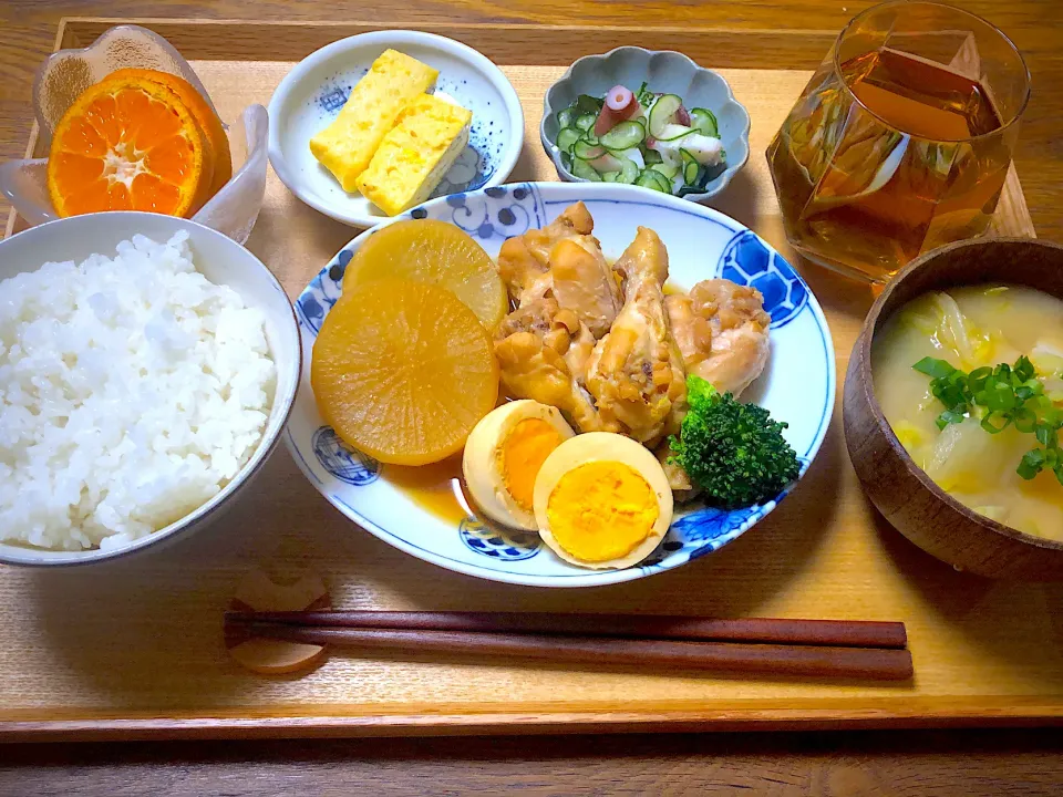 鶏肉と大根の煮物ごはん|ヒヨリ飯さん