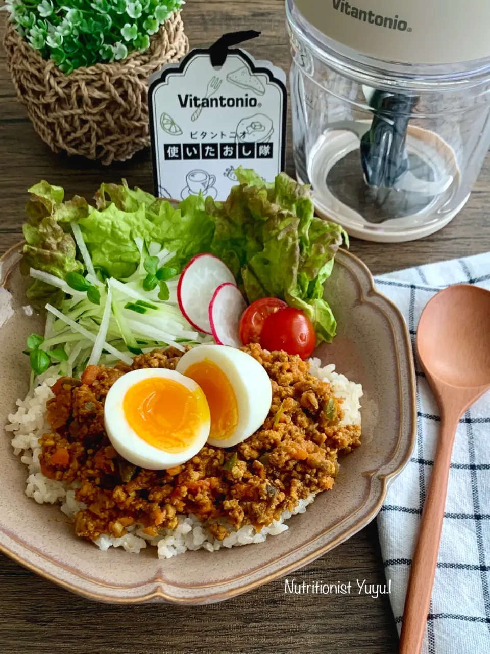 残りものお片付けのスパイスドライカレー|ゆーこどんさん