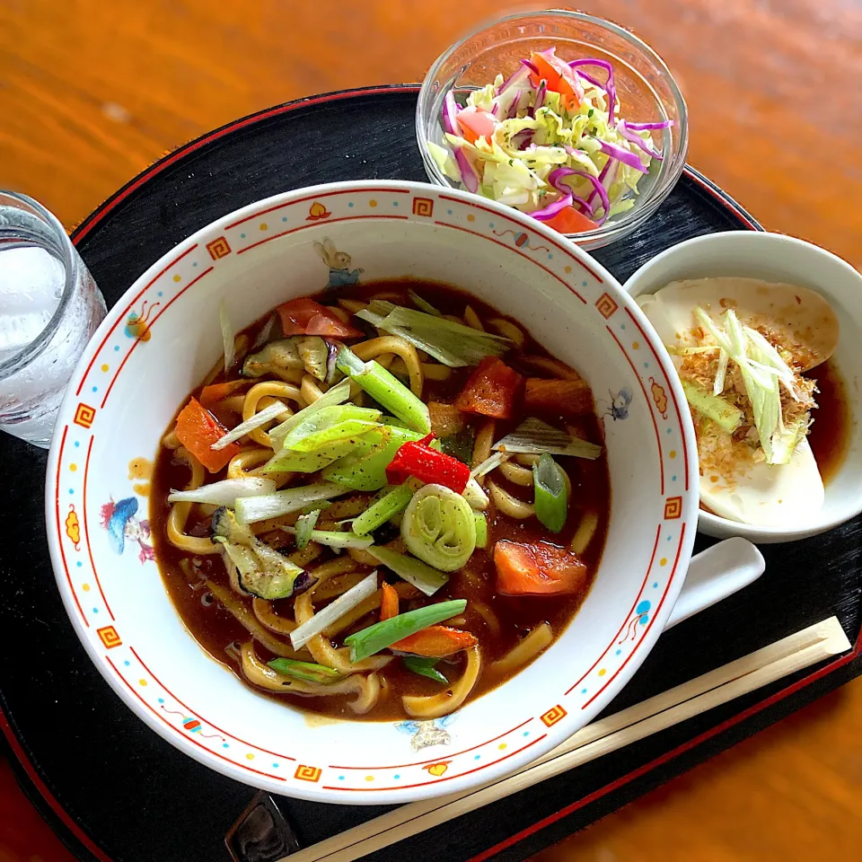 カレーうどん定食|Kさん