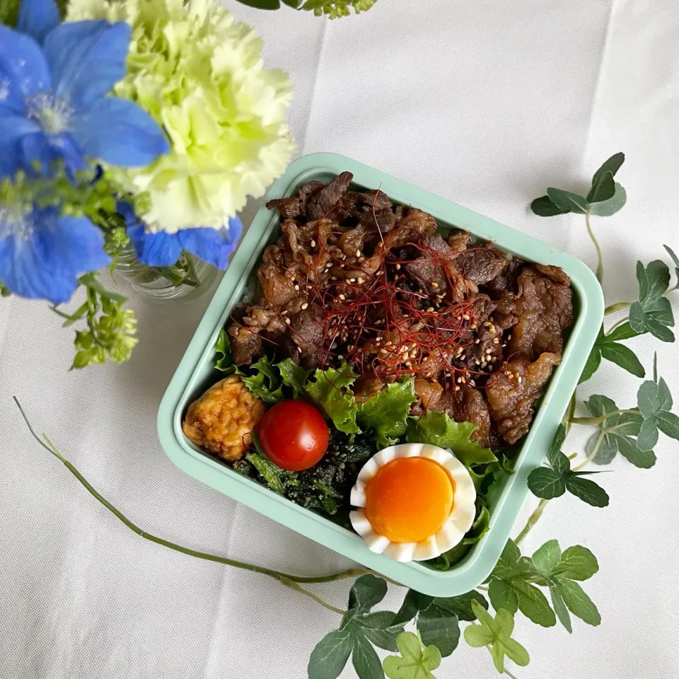 5/15❤︎主人の和牛焼肉弁当🌱|Makinsさん