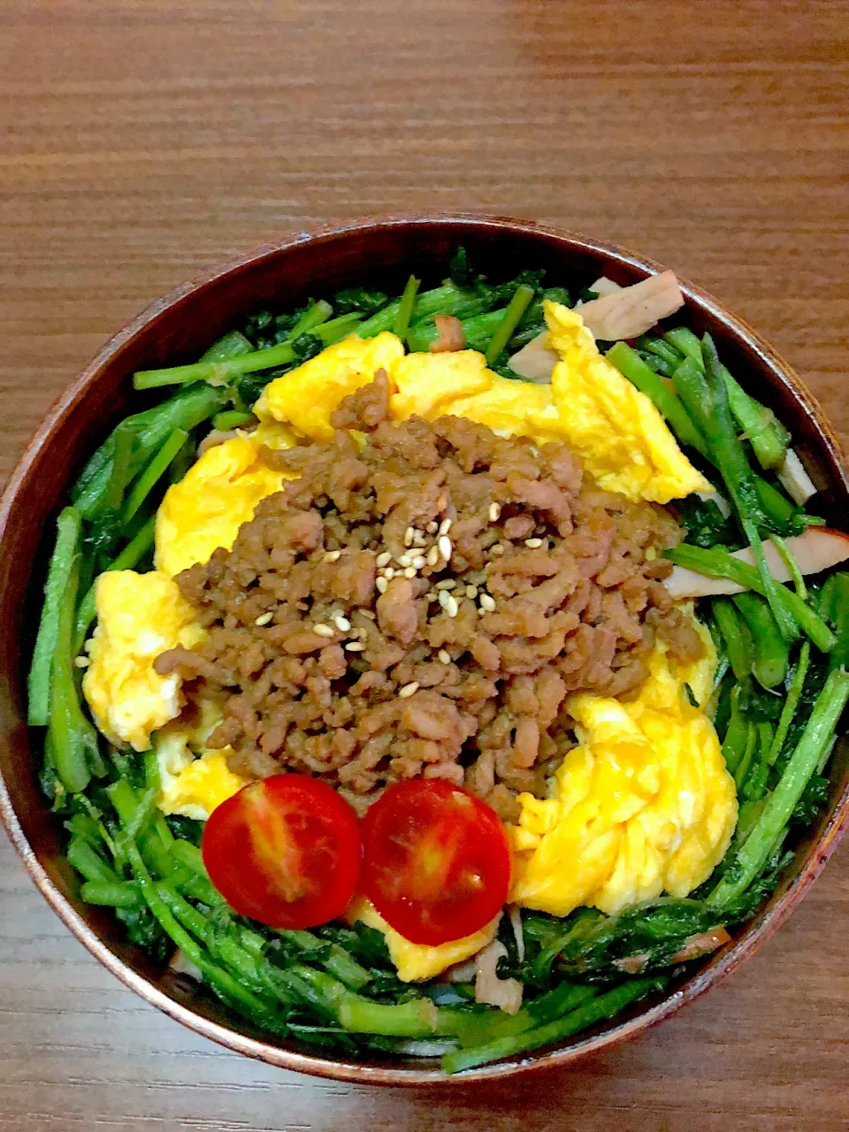 そぼろ丼|まあるななさん