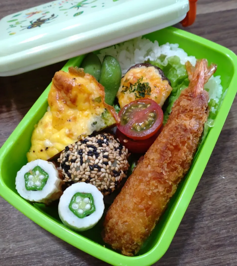 海老フライ弁当|ゆりちさん