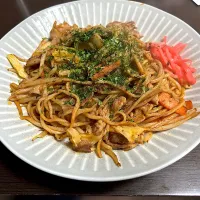 Snapdishの料理写真:焼きそば（生麺使用）|ですけさん