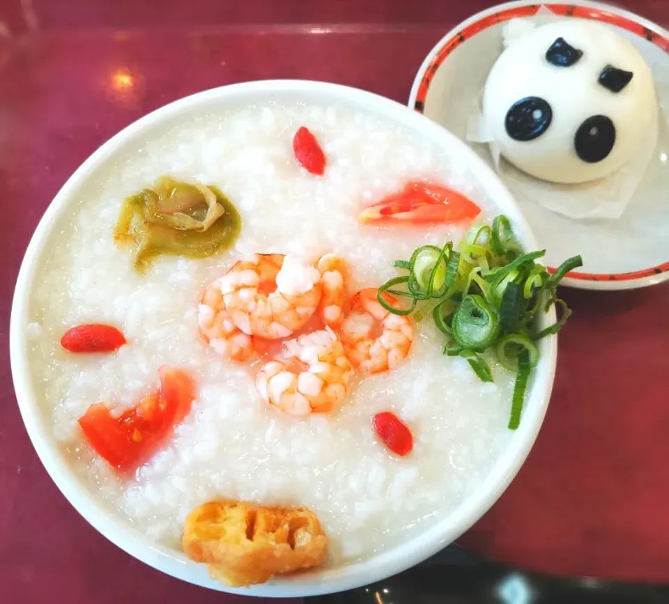 エビとトマトのおかゆ|おじゃみさんさん