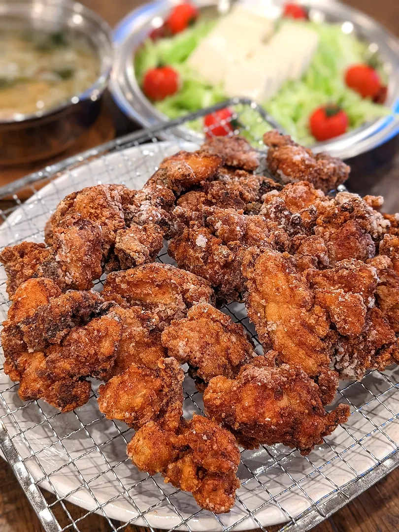 急遽！鶏もも肉の唐揚げ✨🐔✨|ひだまりさん