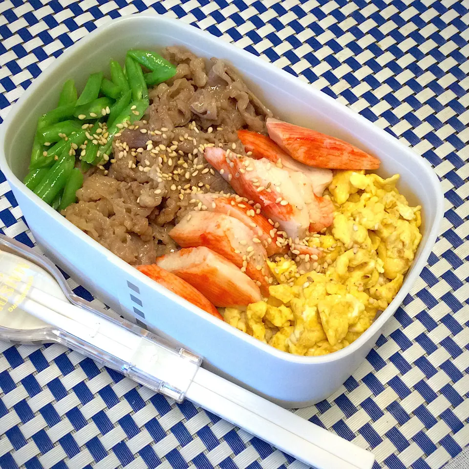 長女のJK弁当〜　四色丼|yukoさん