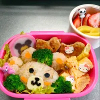 くまさんお弁当♡|すさきゆきこさん