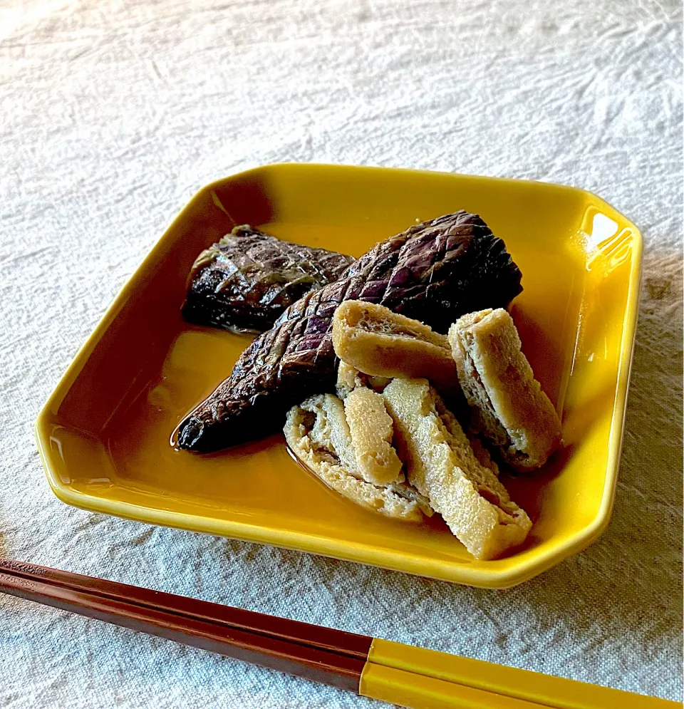 茄子と油揚げの煮物|かっちゃん杉さん