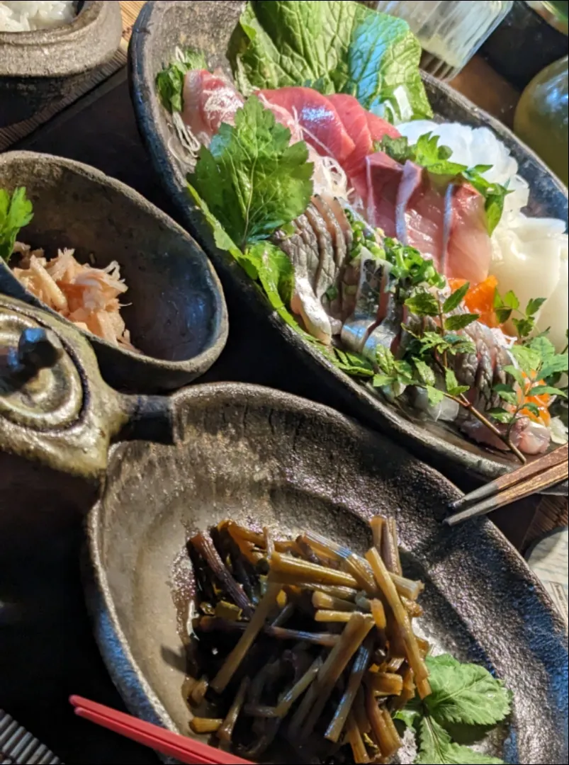 お刺身定食🌱家お昼ごはん🍻🍻🍻|miyuki🌱さん